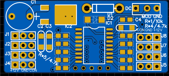 中網燈控制電路版